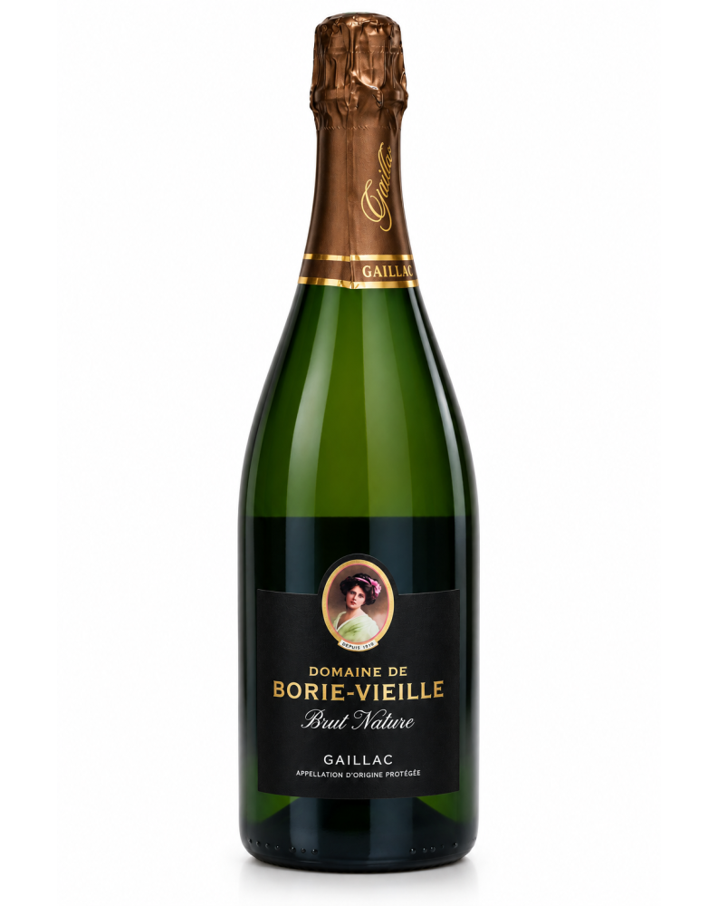 Blanc brut nature mousseux methode traditionnelle